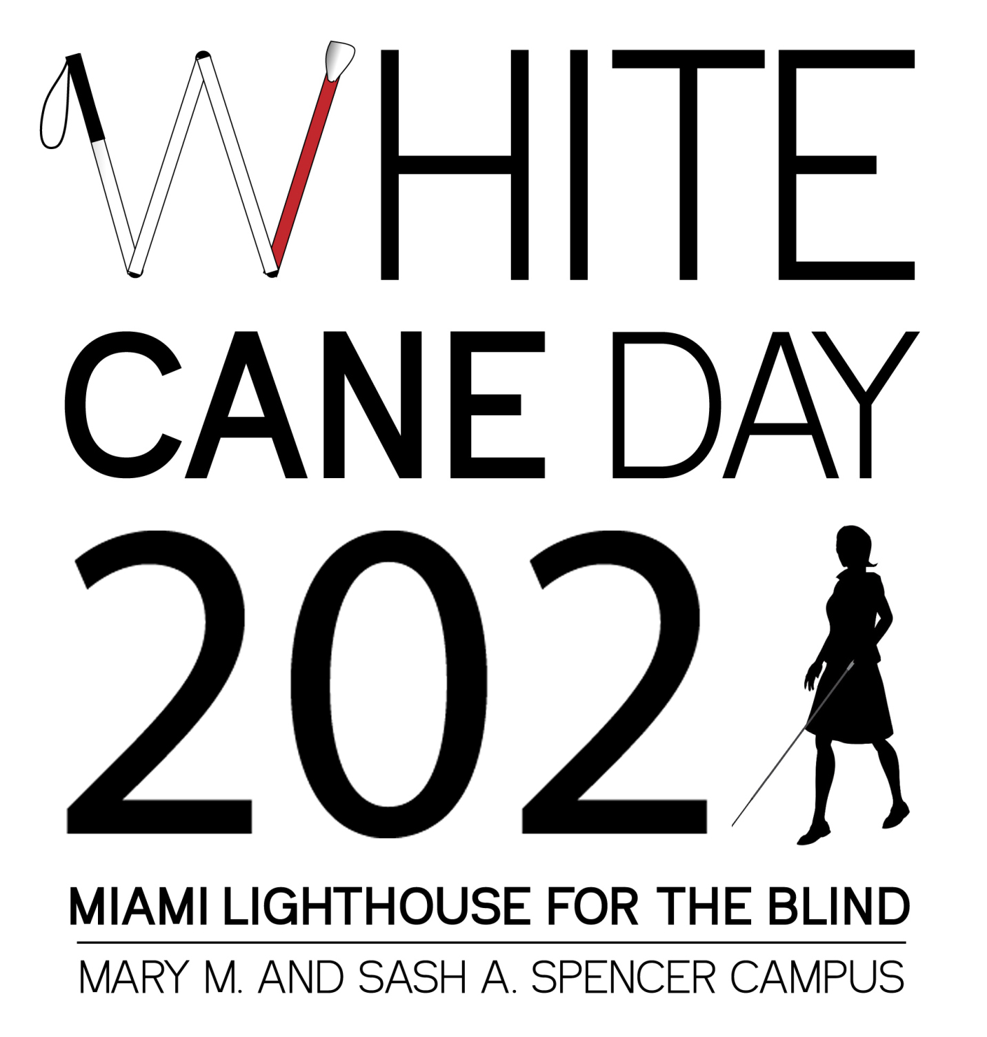 White Cane Day 2021 Logo